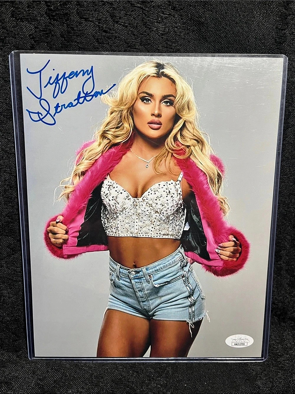 Tiffany Stratton Signed WWE Womens Champion 8x10 Photo Autograph JSA COA